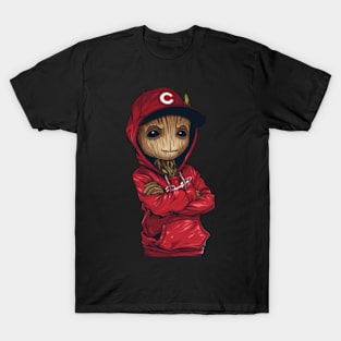 Groot'S Diamond Duel Vs Indians Logo T-Shirt